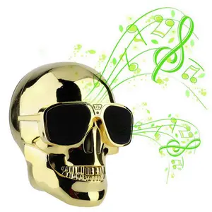 Blue-tooth Speaker Wireless Sunglass Skull Shape Speaker Mobile Subwoofer Multipurpose Portable Speaker