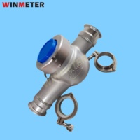 Débitmètre à serrage rapide DN40 en acier inoxydable 304/316L R160 – Vente directe usine, abordable, haute température, pour produits chimiques et alcalins – Promotion Philippines