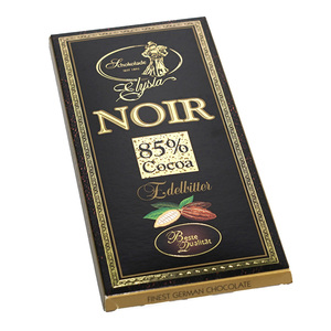 Boîte en carton noir <span class=keywords><strong>de</strong></span> luxe avec logo personnalisé, dorée à chaud, prix d'usine, pour chocolat noir et biscuits, vente en gros - Product Image 1