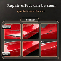 Peinture de réparation automobile Yacai Modèle CG210L 2K en résine polyuréthane UV, rouge vif brillant, revêtement liquide en spray résistant aux intempéries pour métal