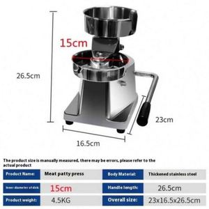 Burger Press <b>Machine</b> Non-Stick Hamburger Press Patty Maker Mold for BBQ Barbecue Grill Patty Forming <b>Machine</b> - Product Image 2