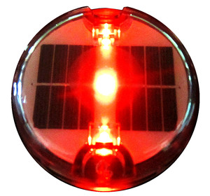 Lampada Solare Decorativa <span class=keywords><strong>a</strong></span> Occhio di Gatto con Display LED (Materiale PC) - Grado di Protezione IP68, Distanza Visiva 600m per Illuminazione di <span class=keywords><strong>Sentieri</strong></span> e Paesaggi - Product Image 2