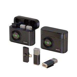 Tốt Nhất Thông Minh Giảm Tiếng Ồn <span class=keywords><strong>Microphone</strong></span> <span class=keywords><strong>2025</strong></span> Xách Tay 2.4G Hiển Thị Kỹ Thuật Số Chỉ Số Pin Không Dây Lavalier <span class=keywords><strong>Microphone</strong></span> - Product Image 2