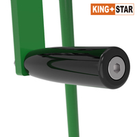 7L Klassieke Metalen Fruit Crusher Met Wiel Juicer Wijn Handpers Voor Familie