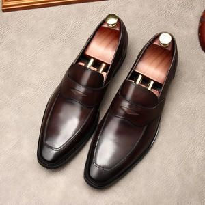 Zapatos Formales de Cuero para Hombre, Estilo Oxford Clásico y Elegante, Hechos a Mano, con Punta Cuadrada, Zapatos Casuales, Novedad de 2024 - Product Image 5
