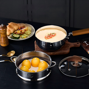 Mini-casserole japonaise en acier inoxydable 316 non revêtue, idéale pour la préparation de la nourriture complémentaire pour bébés et la cuisson de nouilles à la maison – Meilleure vente - Product Image 4