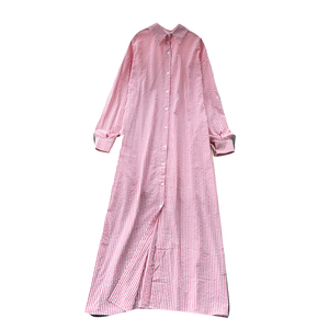 Primavera coreano <span class=keywords><strong>camicia</strong></span> sottile <span class=keywords><strong>abito</strong></span> <span class=keywords><strong>Midi</strong></span> per le donne impero frangia <span class=keywords><strong>abito</strong></span> di pizzo - Product Image 5