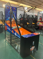 Jeu de basket-ball d'arcade commercial Kaimi en métal, garantie 1 an, à monnayeur, personnalisable en anglais pour divertissement intérieur