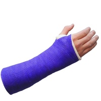 Bande de plâtre orthopédique synthétique en fibre de verre à activité aqueuse pour consommables médicaux