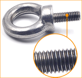 สลักเกลียวตาไก่สแตนเลสมาตรฐาน DIN580 ขายส่ง ขนาด M6-M20 - Product Image 3