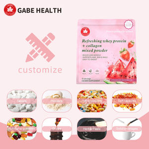 Poudre de protéines de collagène hydrolysé saveur fraise et pastèque, vente en gros OEM pour la fermeté de la peau et le soutien des articulations et des os chez la femme - Product Image 6