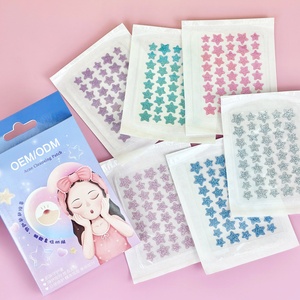 厂家热卖可爱闪光星贴防水水胶体痤疮治疗面部化妆适用于所有皮肤 - Product Image 4