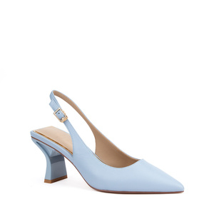 2024 Custom Logo Ladies Single Color Elegant High Heel <strong>Shoes</strong> Pointed Toe Slingback Comfortable Office Dress <strong>Pumps</strong> <strong>Shoes</strong> Women - Product Image 2
