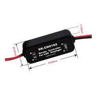 Controlador de Luces Estroboscópicas de Voltaje Amplio Skyearth 9-30V, Módulo Intermitente de Luz de Freno LED, Universal para Automóvil, Camión, Motocicleta