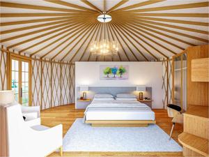 <span class=keywords><strong>Yurta</strong></span> Redonda para Acampar al Aire Libre, Moderna y Lujosa, <span class=keywords><strong>Yurta</strong></span> de <span class=keywords><strong>Mongolia</strong></span> - Product Image 4