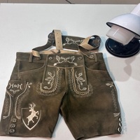 Shorts en daim marron pour homme avec broderie cerf, taille mi-haute, décontractés, grande taille, longueur genou, séchage rapide, écologiques