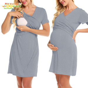 <span class=keywords><strong>Abiti</strong></span> da Notte per <span class=keywords><strong>Allattamento</strong></span>/Gravidanza all'Ingrosso, Vestiti da Notte per Donne in Periodo di Parto/<span class=keywords><strong>Allattamento</strong></span> - Product Image 2