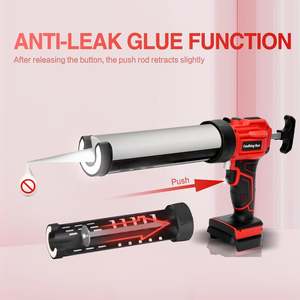 <span class=keywords><strong>Pistola</strong></span> <span class=keywords><strong>de</strong></span> Calafateo Inalámbrica AKX 20V, Nuevo Diseño, Automática, Portátil, con Batería, 4 Velocidades, para <span class=keywords><strong>Silicona</strong></span> - Product Image 3