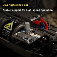 Voiture télécommandée électrique 4x4 haute vitesse pour enfants, Monster Truck tout-terrain en métal, pour l'escalade, le drift et la course, jouet d'extérieur pour bébés
