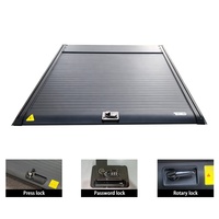 Pour Ford F150 accessoires extérieurs volet roulant en aluminium couvercle de Tonneau enroulable avec serrures à pression