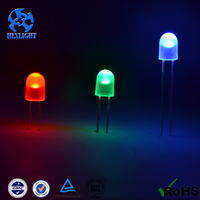 LED Hlx-emc ambre orange 610 nm 5 mm avec angle de vision de 30 degrés, tension inversée maximale de 5 V, emballage traversant, 0,06 W