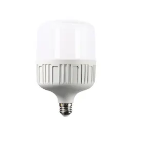 Anti-glare plastic 5w 10w 15w 20w 30w 40w 50w 60w T shape E27 E40 B22 high bright T bulb