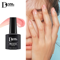 BD Macaron Gel Vernis Épais Miel Brut Transparent Non Toxique Matériel Rose Nude Français Nail Art Hema/Tpo Gratuit 1kg En Vrac