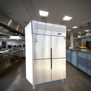 Réfrigérateur commercial à température unique à 4 portes en acier inoxydable 460/950/1500L à refroidissement direct pour utilisation dans les restaurants - Product Image 1