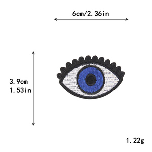 Yiwu Wintop: Toppe Ricamate Termoadesive a Taglio Laser con Occhi di Bambola, Ciglia e Occhio di Allah per Abbigliamento - Vendita Calda - Product Image 5