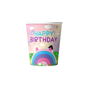 Artículos para Fiesta de Gabby's Dollhouse, Decoraciones de Cumpleaños, Platos de Papel, Vasos, Mantel, Pancarta, 60-80 Piezas, Ecológicos - Product Image 5