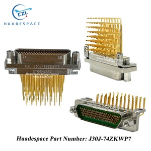 Conector Eléctrico Rectangular <span class=keywords><strong>MIL</strong></span> J30J-25TJWP7-<span class=keywords><strong>J</strong></span> de Fábrica ISO TJN/TJL/TKL/TJS/ZKN/ZKW/ZKS/ZKL Hecho de Latón de Huadespace - Product Image 5