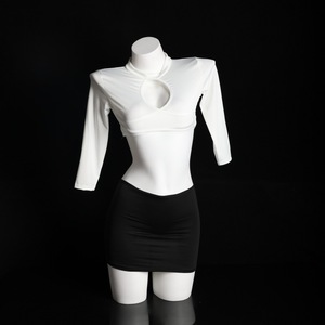Lencería Erótica Pure Desire, Body de Mujer con Aberturas, Tela Jersey, Disfraz Profesional Guanyun 8404 - Product Image 1