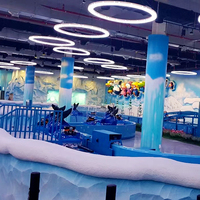 Funny Carnival Rides Children Electric Water Track Train Amusement Park RidesTrains pour adultes et enfants