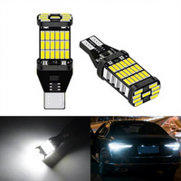 Ampoules de freinage additionnelles super lumineuses T15 4014 45SMD pour voiture, ampoules de recul et de clignotant neuves pour voiture