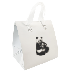 कस्टम सफेद गैर बुना हुआ रिस्टाप एल्यूमीनियम पन्टेकआउट लंच कूलर बैग डिस्पोजेबल किराने खाद्य पदार्थ लोगो के साथ इन्सुलेट बैग - Product Image 5