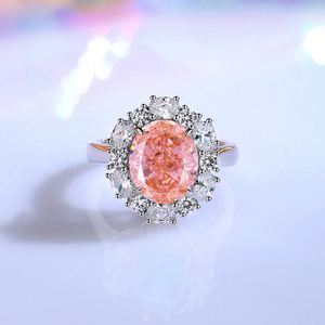 <b>925</b> <b>Silver</b> <b>Rings</b> Wholesale Rhodium Plated Classic Zircon S925 Sterling <b>Silver</b> Fine Jewelry - Product Image 3