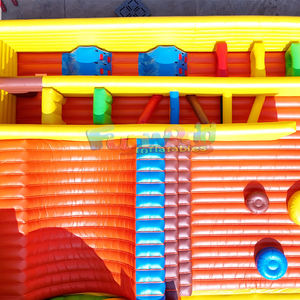 Parc d'attractions gonflable géant de qualité commerciale, aire de jeux extérieure avec trampolines géantes - Product Image 6