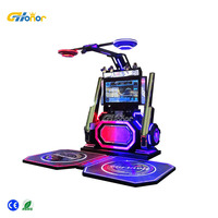 Machine de danse de réalité virtuelle de vente chaude 2 machine de jeu de danse d'arcade pour les joueurs et les systèmes à pièces