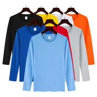 100% coton Oem hommes sec Fitness Gym course T-Shirt manches longues avec ourlet fendu sur le côté blanc Spandex humidité solide motif
