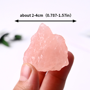 Venta al por Mayor de Piedras de Cristal en Bruto de 2-3 cm, Especímenes Minerales, Cuarzo Rosa, Piedra Cruda para Difusor - Product Image 2