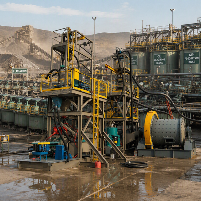 Complete Mineral Beneficiation Plant Gravity Separation Flotation CIP CIL Gold Copper Chrome Ore Processing Line