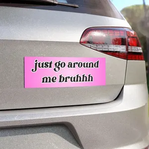 Soy solo una chica Impermeable Calidad Premium Divertido Meme Imán Car Bumper Sticker Calcomanías - Product Image 2