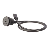 Conector hembra USB circular de montaje en panel USB3.0 Ip65 automotriz tipo C