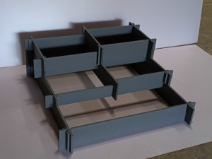 Jardinera Grande para Exteriores XWP018, Maceta Natural y Bonita para Patio Trasero, Caja para Cultivar Verduras y Hierbas en el Patio - Product Image 2