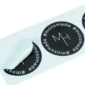 사용자 정의 텍스트 이름 이미지 사진 롤 라벨 종이 롤 스티커 로고가있는 개인화 된 데칼