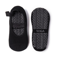 Nouvelles chaussettes de yoga en coton à revêtement printanier, antidérapantes, à boucles croisées pour Pilates, chaussettes de sol pour adultes, transfrontalières