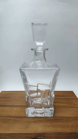 Ensemble de carafe à whisky en cristal de luxe, cadeau d'affaires pour hommes et femmes