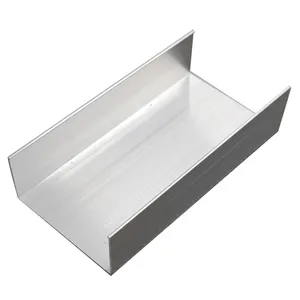 Chinese Supplier Extruded Aluminium U Channel Shaped Section Extrusions Profiles