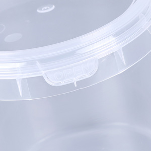 300ml/500ml/1L/2L/3L/5L nhựa rỗng xô với nắp rõ ràng <span class=keywords><strong>PP</strong></span> <span class=keywords><strong>container</strong></span> cho chất lỏng kem thực phẩm lưu trữ <span class=keywords><strong>container</strong></span> - Product Image 4