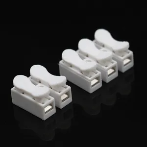 Russia hot sales cheap wholesale price 2a screwless quick connect fused din terminal block